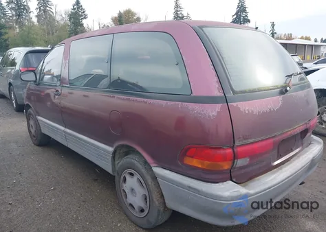 1991 Toyota Previa Le из США, поврежденный, VIN JT3AC12R9M0064075